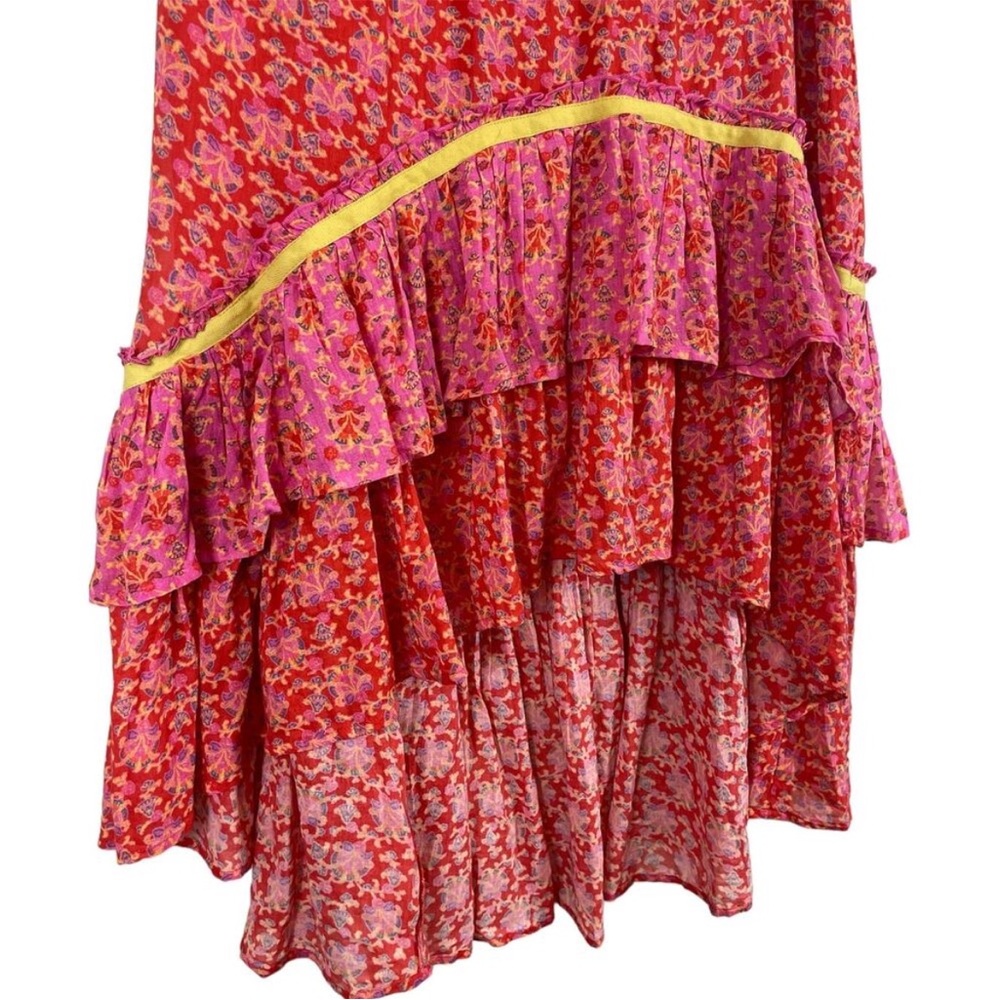 Sundance Ruffle Tiered Floral Skirt